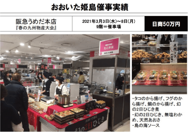 おおいた姫島催事実績